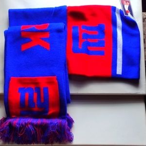 NY Winter Hooded Scarf with Pockets